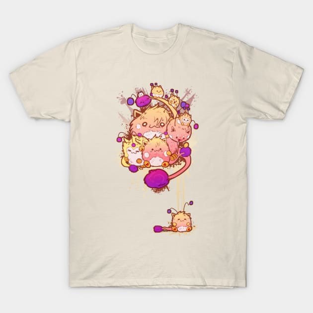 Mochi and Friends! T-Shirt by BlackenedKrono